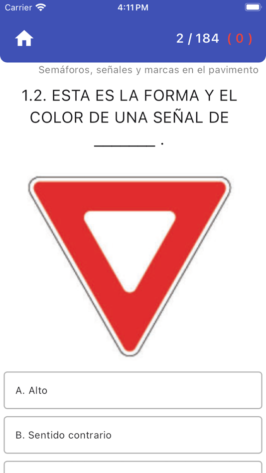 #2. PA DMV Practice Test (español) (iOS) By: Pavel Gorokhov
