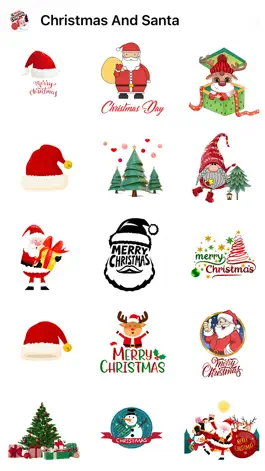 Game screenshot Christmas & Santa Stickers mod apk