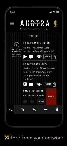 Game screenshot Audtra—audio social network apk