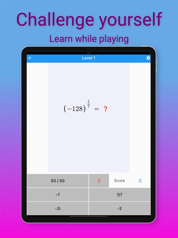 12th Grade Math Challenge iPad screenshot 3 - Education app