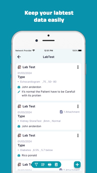 HealthDiary: Medical History Screenshot
