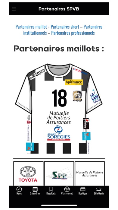 SPVB Stade Poitevin Volley Screenshot