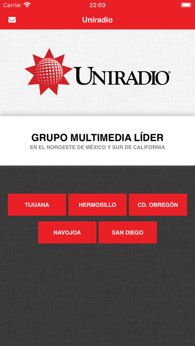 Uniradio Screenshot