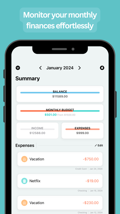 Budget Planner App - Budge screenshot n.4