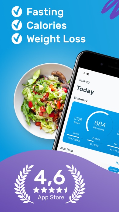 YAZIO Fasting & Food Tracker screenshot 1