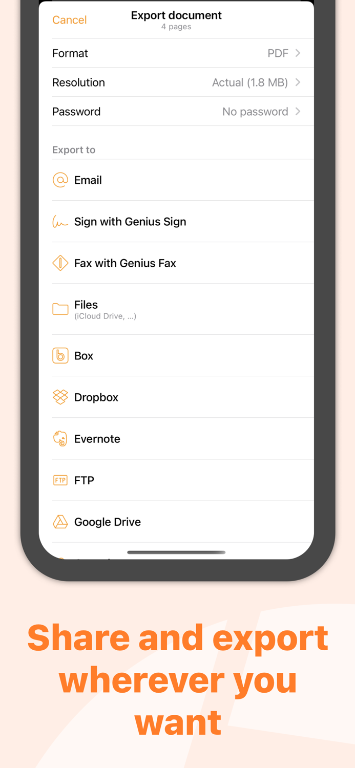 Scanner App Genius Scan