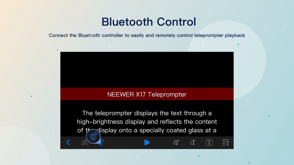 #1. NEEWER Teleprompter (iOS) โดย: Shenzhen NEEWER Technology Co., Ltd.