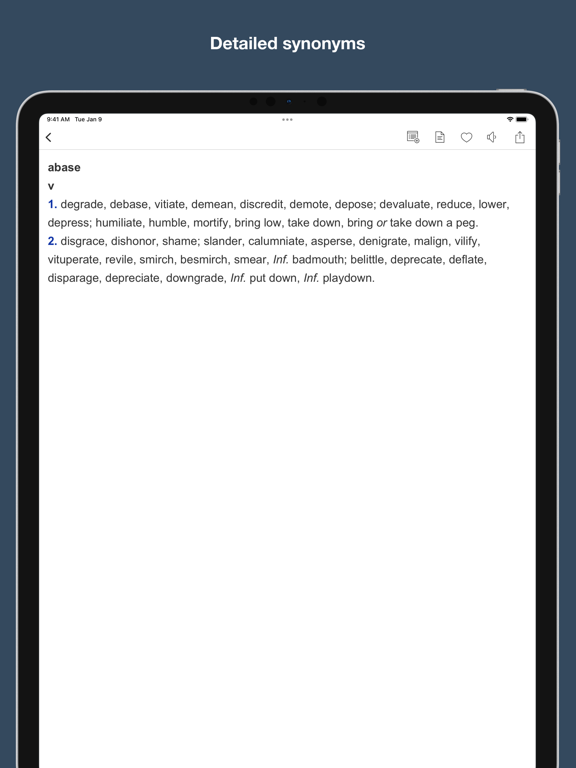 Screenshot #5 pour English Synonym Finder
