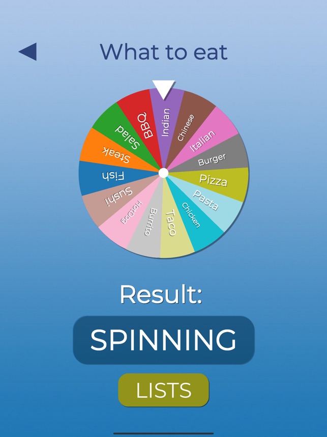 Spin the wheel Roleta de Dedo na App Store