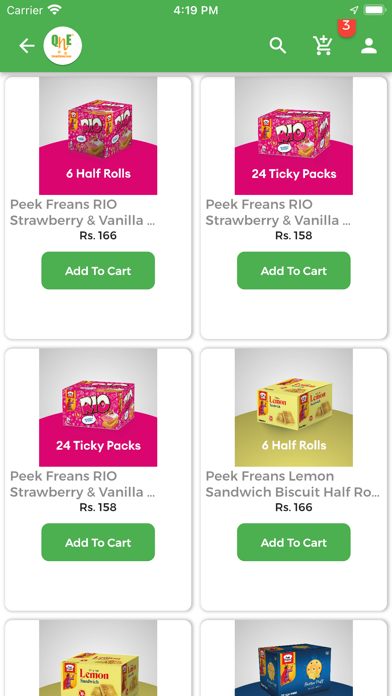 QnE - Online Grocery Store Screenshot