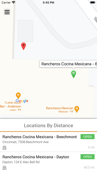 Rancheros Cocina Mexicana Screenshot