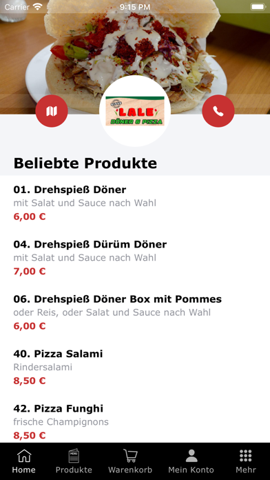 Lale Pizza Doner Screenshot 2 - AppWisp.com Lale Pizza Doner Screenshot 2 - AppWisp.com
