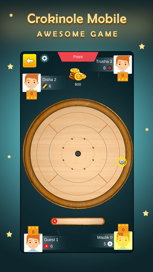 #4. Crokinole Board Game Online (iOS) بواسطة: Manthan Bhingradiya