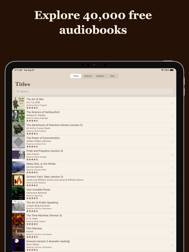 ‎LibriVox Audio Books Screenshot