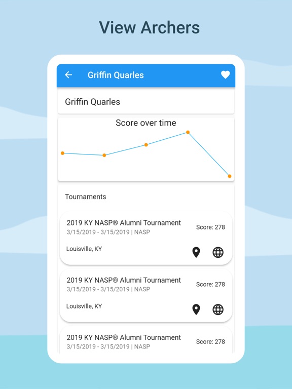 Arrow Scores Portal iPad screenshot 2 - Sports app