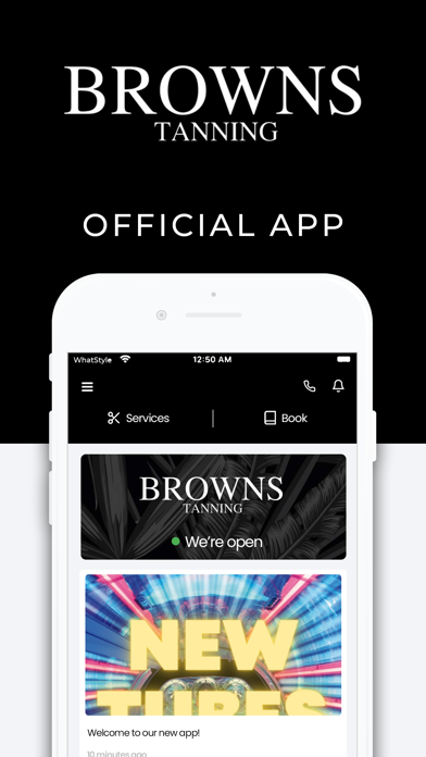 Browns Tanning Screenshot