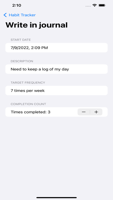 Simpli Habit Screenshot