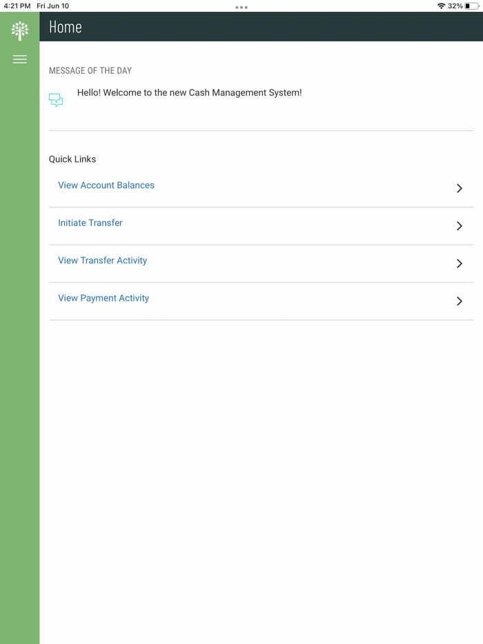 MyCCCU Premier Cash Management