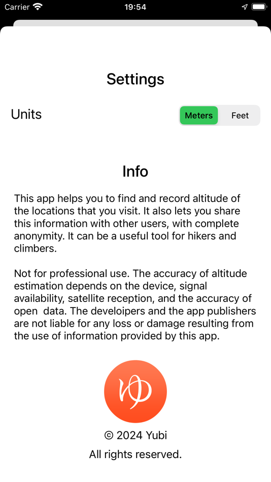 #7. Altitude? (iOS) 由: YUBI