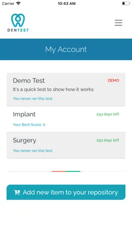 Game screenshot DenTest Dentistry Exam hack
