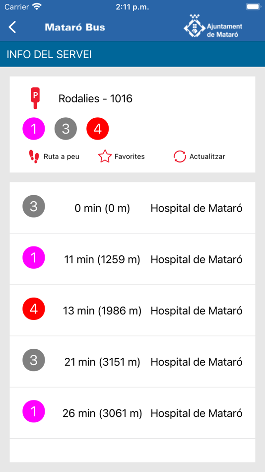 #5. Mataró Bus (iOS) 由: Avanza Spain, S.A.