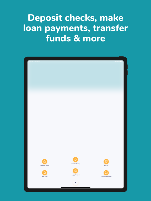 Pyramid FCU Mobile Banking iPad screenshot 7 - Finance app
