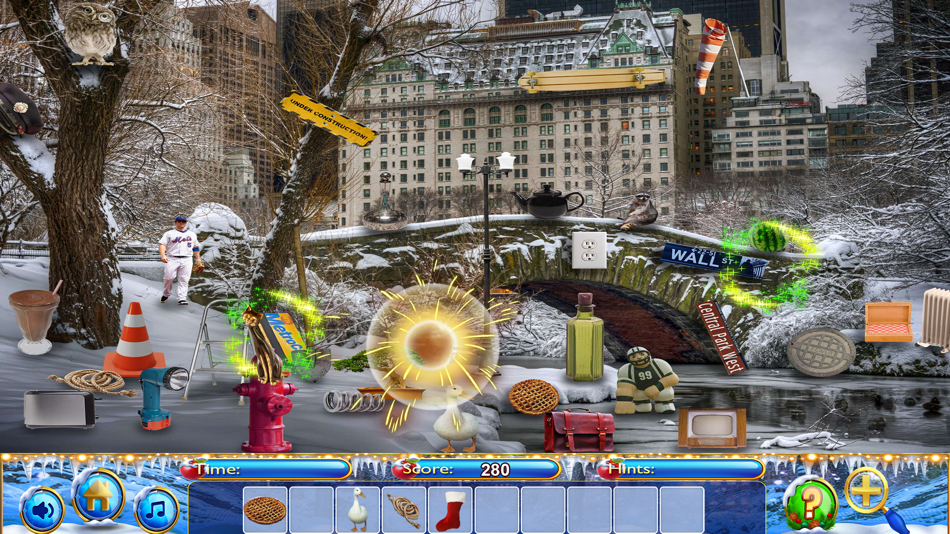#6. Hidden Objects New York Winter (iOS) 由: Brainfull, LLC