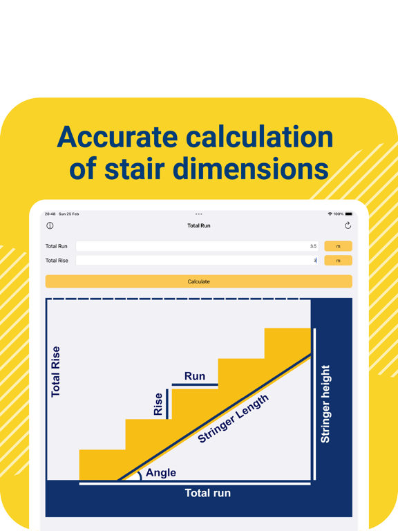 Screenshot #4 pour Stair Calculator: Construction