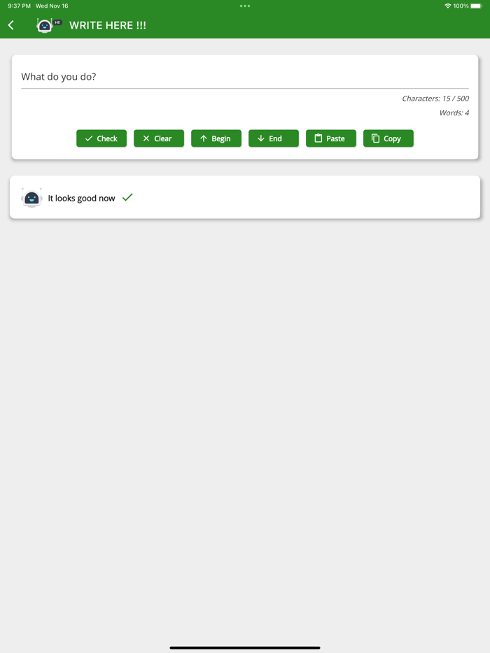 E-Writing  AI Grammar Checker