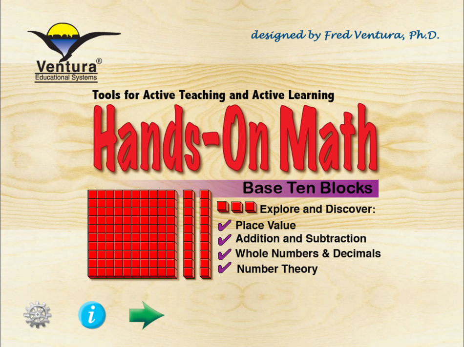 #2. Base Ten Blocks ES (iOS) 由: Ventura Educational Systems