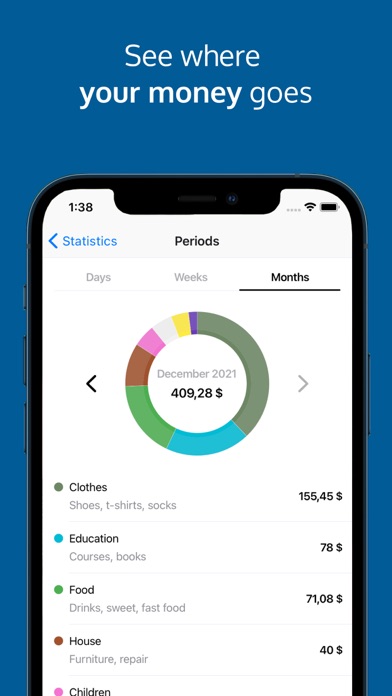Budgetim: expense tracking Screenshot