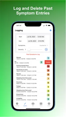 Game screenshot ClockConcussion: Log Symptoms apk