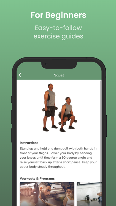 Dumbbell Workout Plan Screenshot