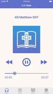 kjv bible (audio & book) iphone screenshot 1