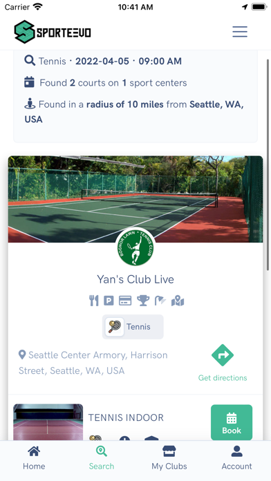 Sporteevo Screenshot