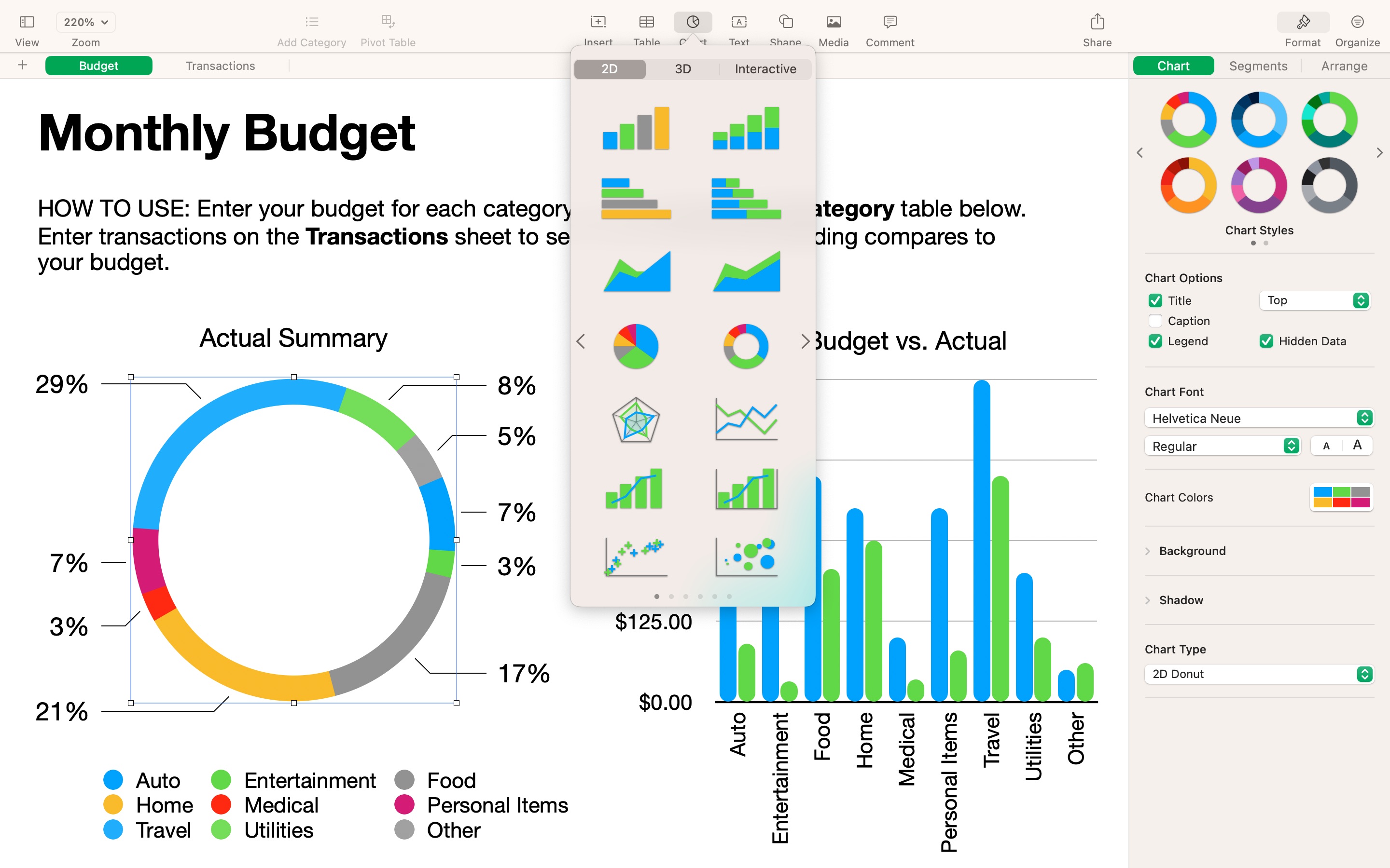 Screenshot do app Numbers