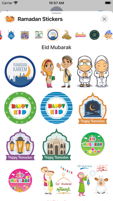 Screenshot #3 pour Animated Ramadan Stickers