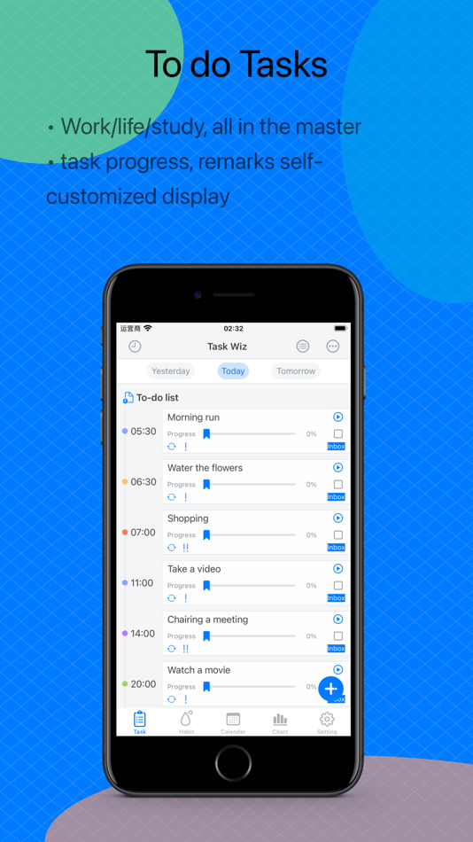 #1. Task & Habit Tracker (iOS) 由: 勇 牛