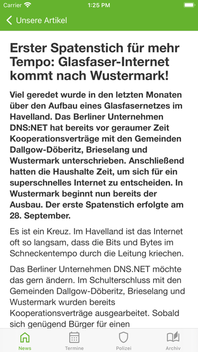 Unser Havelland Screenshot