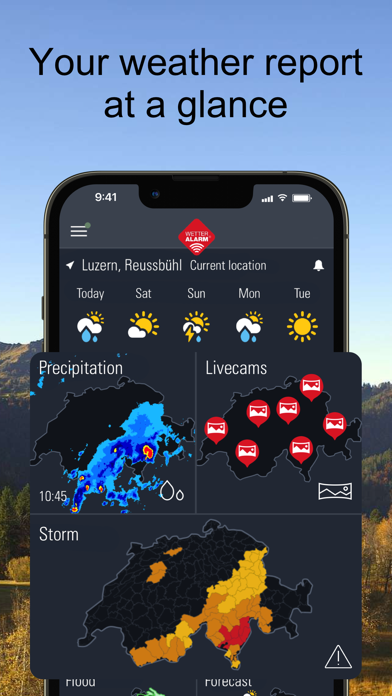 Weather Alarm: Switzerland Screenshot