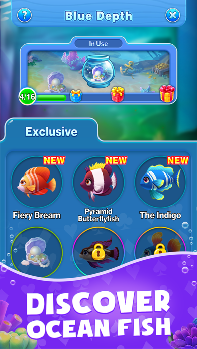 Solitaire: Fish Aquarium Screenshot
