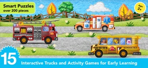 Kids Vehicles Fire Truck games screenshot #2 for iPhone