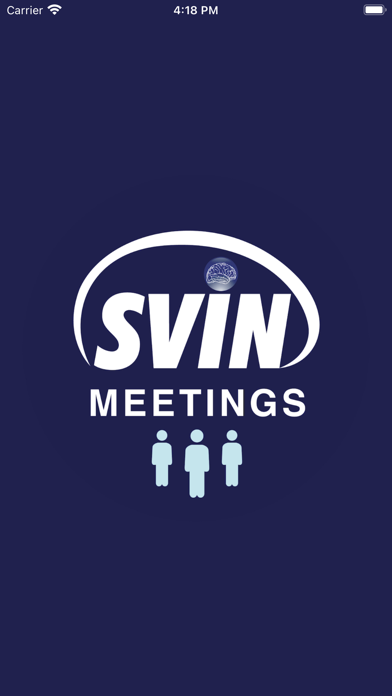 SVIN Meetings Screenshot