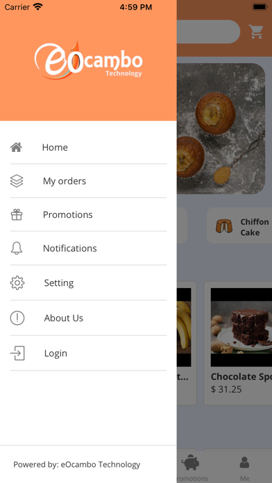 Online Bakery Shop Screenshot