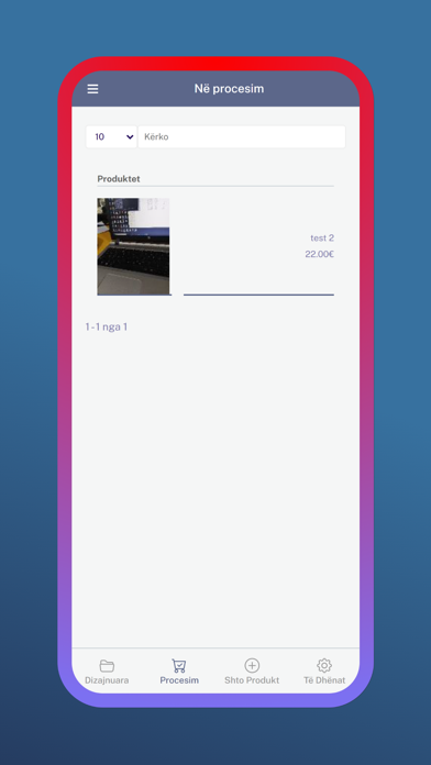 Dyqani Screenshot