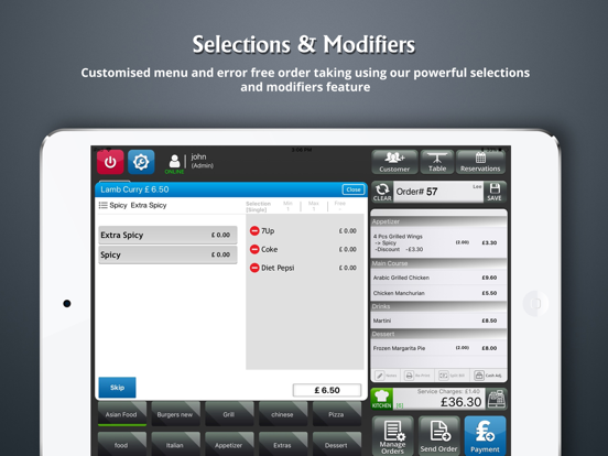 JeM Point of Sale (POS) iPad screenshot