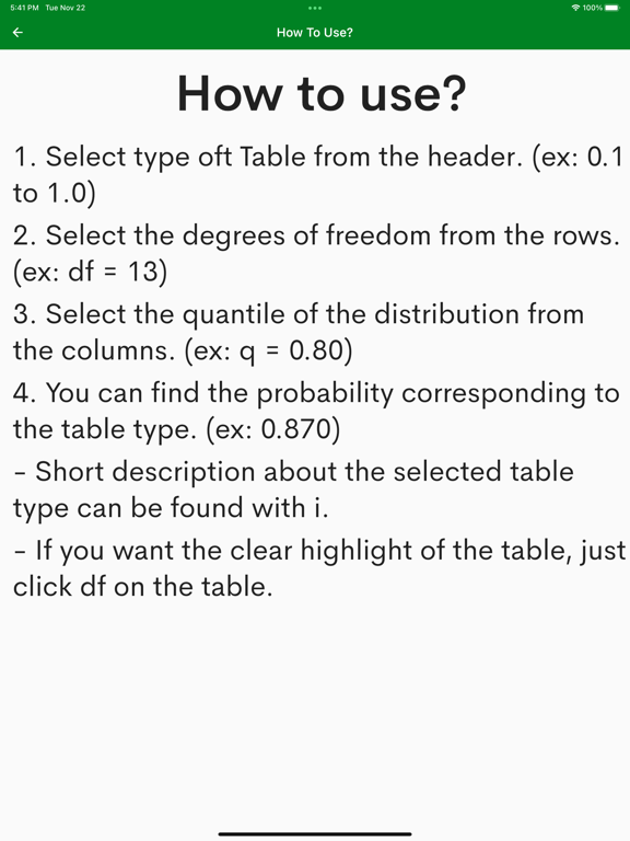 Screenshot #6 pour Poisson Distribution Tables
