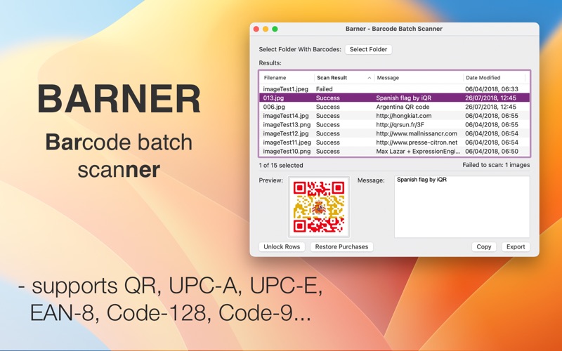 Screenshot #2 pour Barner - Bulk Barcode Scanner