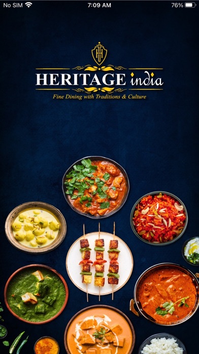 Heritage India Restaurant Screenshot