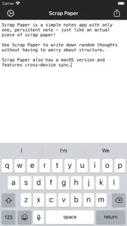scrap paper iphone screenshot 1